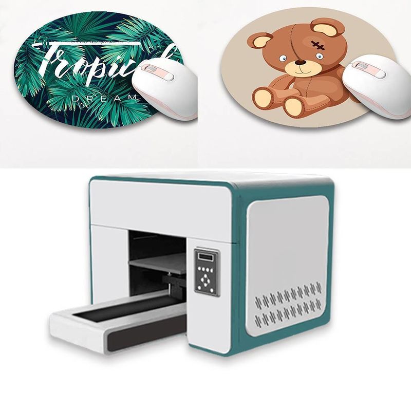 Mini cyfrowa drukarka UV A3 Desktop UV Inkjet Printers Multi For Label Sticker