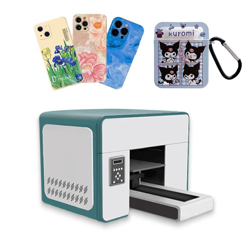 Drukarka atramentowa A3 UV Hybrid Printer In Glass Mobilna maszyna do druku okładki 8 kolorów