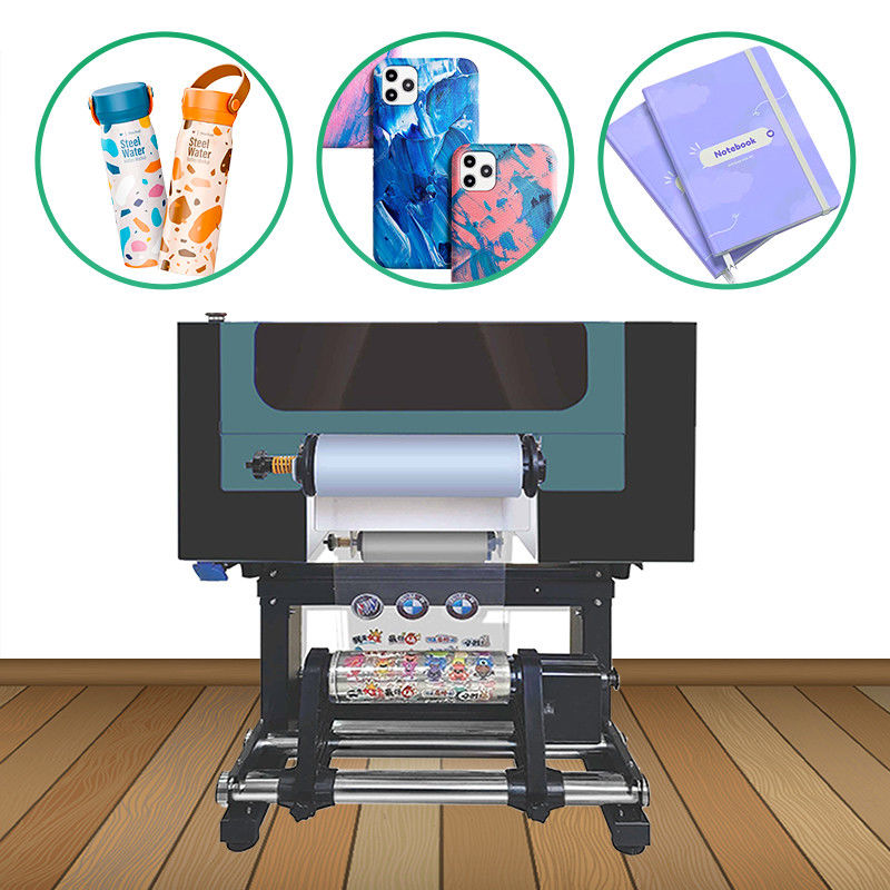 1440dpi Mała drukarka UV Dtf Drukarka A3 Dtf All-in-one do druku folii PVC ze skóry plastikowej