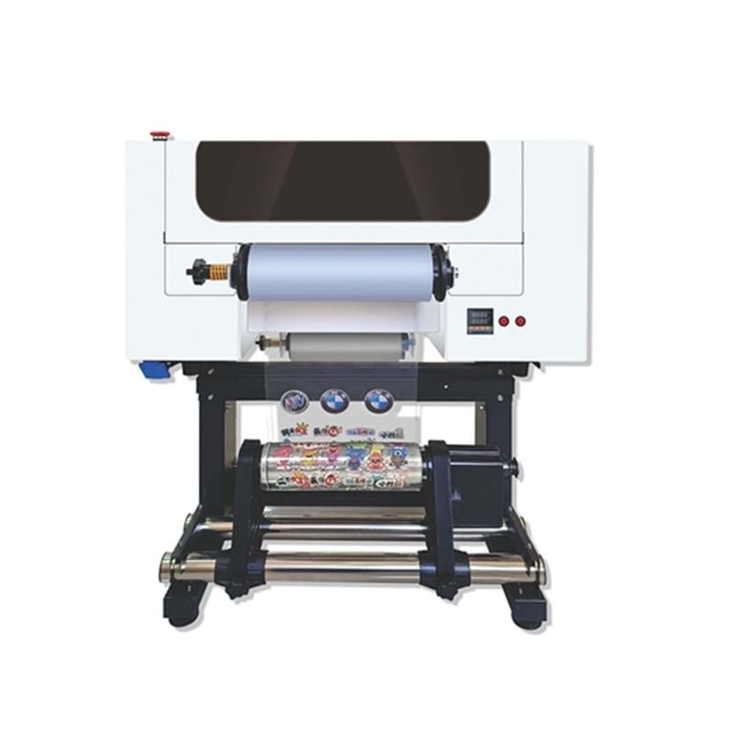 Drukarka Dtf UV 30cm do drukowania naklejek Roll To Roll Inkjet Printer na dowolnym materiale