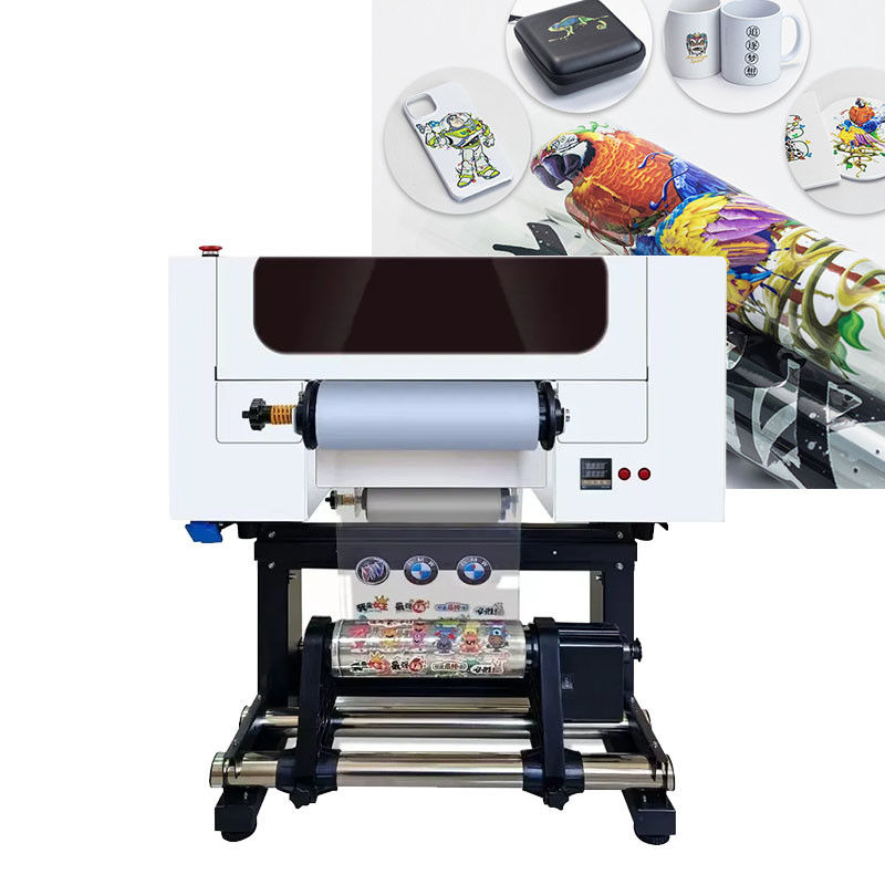 Drukarka Dtf 30CM UV Roll do druku naklejek z podwójnym głowicą Xp600 Roll To Roll Printer