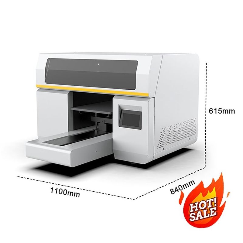 Cyfrowa drukarka hybrydowa UV Wielkość A3 Drukarka UV Aluminiumowa Drukarka UV Inkjet