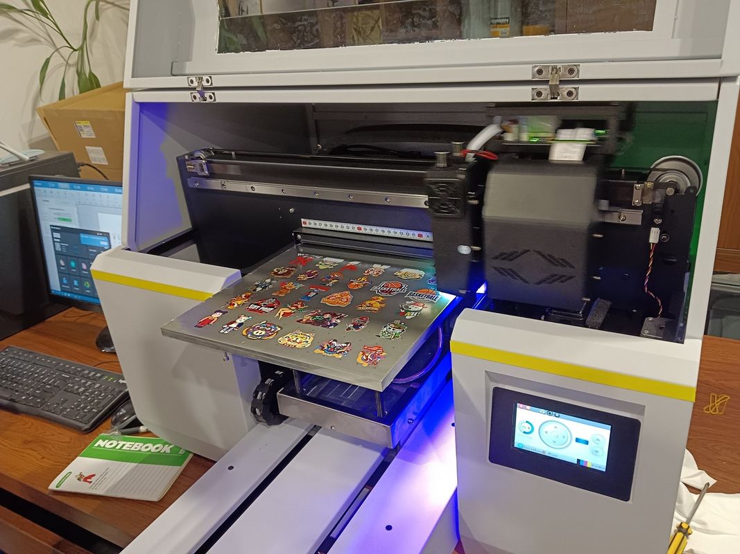 Maszyna do druku PVC/acylowy/buteleczki/film z jednoosobową drukarką UV Epson I3200-U1HD Head
