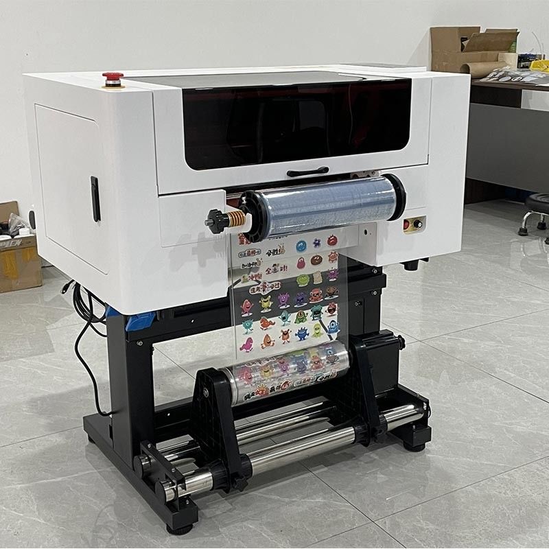 30CM UV DTF Roll to Roll Printer z dwoma głowicami A3 UV DTF do butelki akrylowej