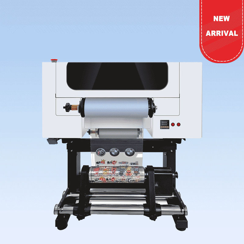 30CM UV DTF Roll to Roll Printer z dwoma głowicami A3 UV DTF do butelki akrylowej