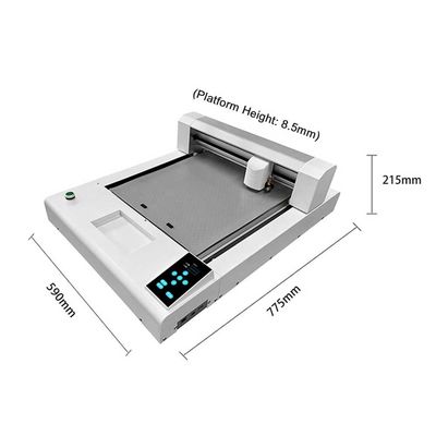 Kartofon do cięcia papieru rozmiar A3 Łóżko płaskie Guillotine Cutter A3