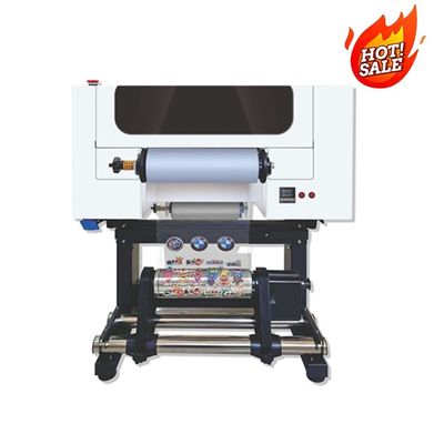 Chłodzenie powietrzem 95 kg drukarka UV DTF z zużyciem atramentu 20 ml/m2