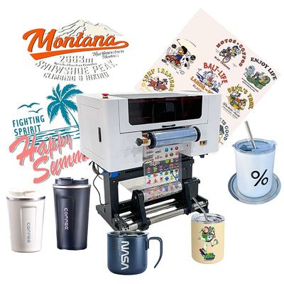 30cm Led UV DTF Printer Machine XP600 UV Crystal Sticker dla telefonów